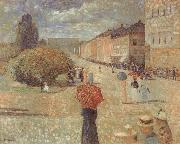 Edvard Munch Spring on Karl Johan oil painting